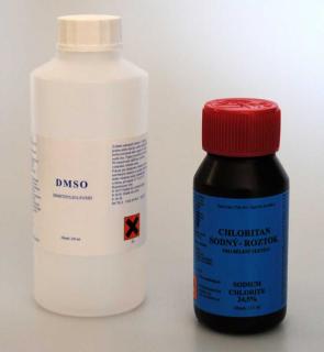 DMSO + chloritan sodný + dárek dle výběru