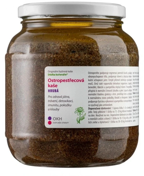 Ostropestřecová kaše hrubá 90ml/350ml/900ml + dárek balné zdarma